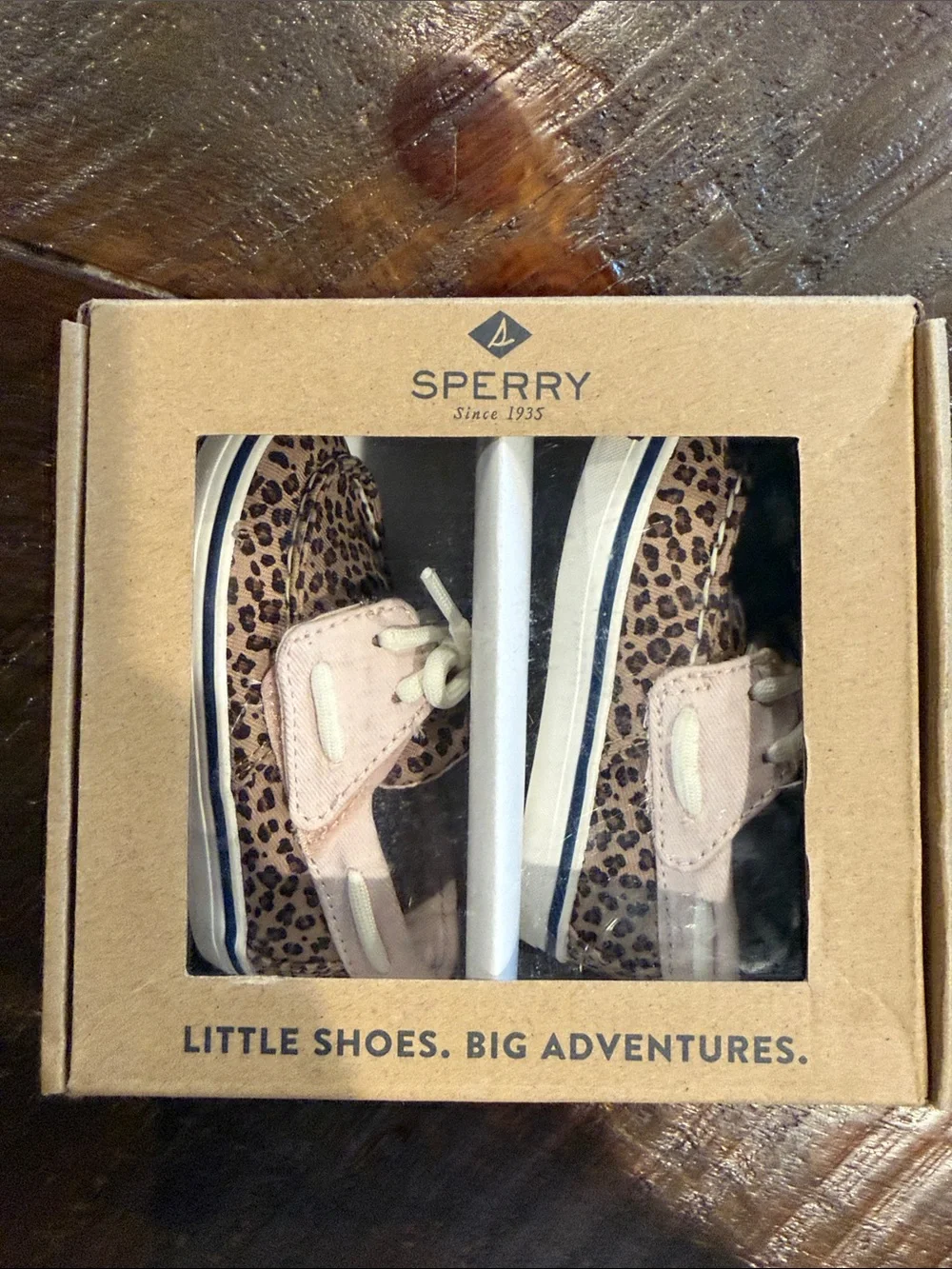 Sperry Kids Leopard Print Pink Canvas Boat Sneakers